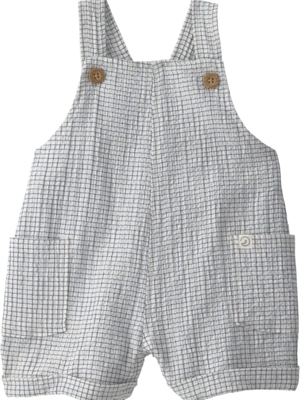 Organic Cotton Baby Shortall - Lightweight, Breathable, Soft, Perfect for Summer